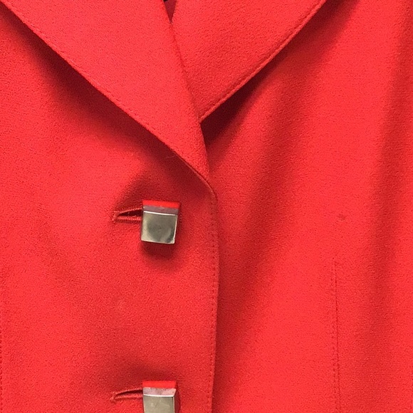 John Meyer vintage red 2pc suit, sz6 - Picture 7 of 8